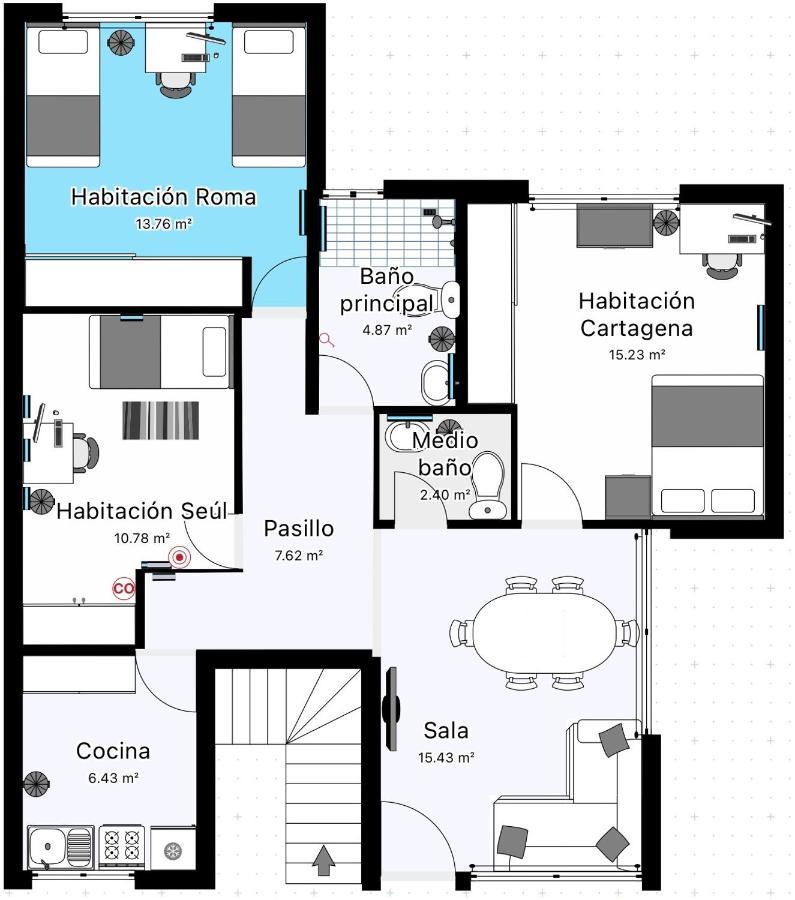 Habitacion Roma Apartment Mexico City Luaran gambar